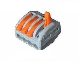 Iotcart SES-P-2386 400V 4 Pin Push in Conductor - Tool-Free Wiring Connector for Control Panels