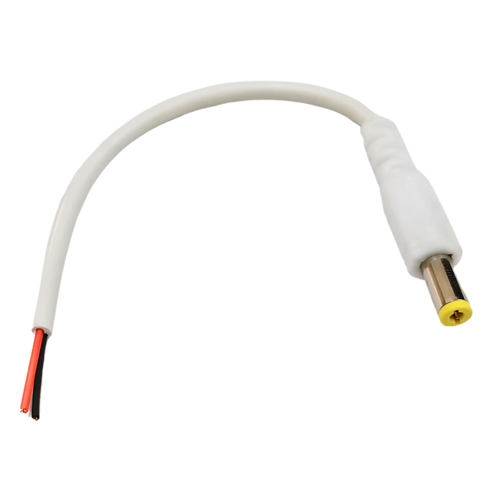 Iotcart 5mm DC Jack Male Connector with Wire - 3V-24V 5A Power Connector for Electronics