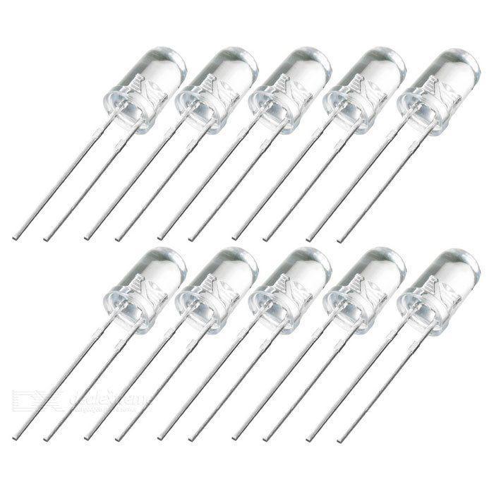 Buy 5mm White Yellow LED (Pack of 10) - Iotcart - Indicator Lighting for Arduino & Raspberry Pi