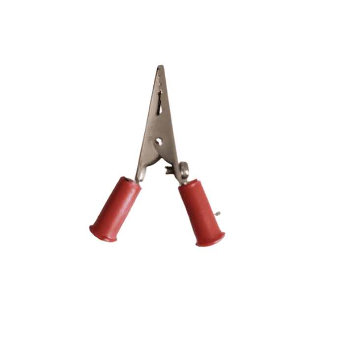 Iotcart SES-P-2401 50 mm Red Alligator Clip - Electrical Testing Tool