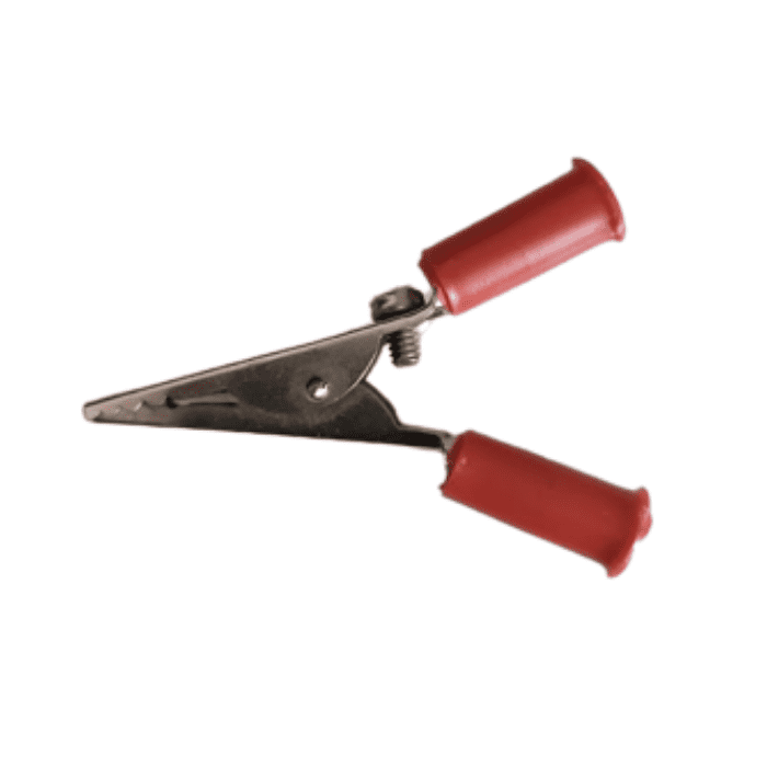 Iotcart SES-P-2401 50 mm Red Alligator Clip - Electrical Testing Tool