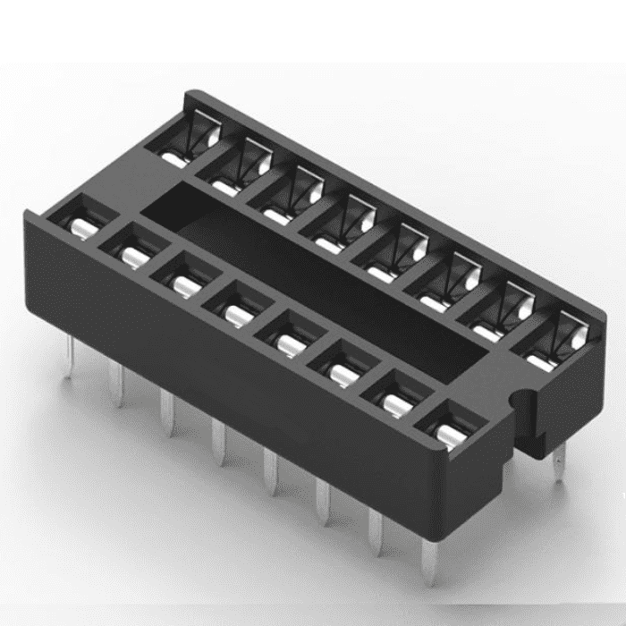 Iotcart 16 Pin Narrow IC Base - Pack of 5 for Prototyping