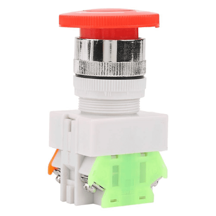 YWBL-WH Mushroom Emergency Stop Push Button Switch - 22MM
