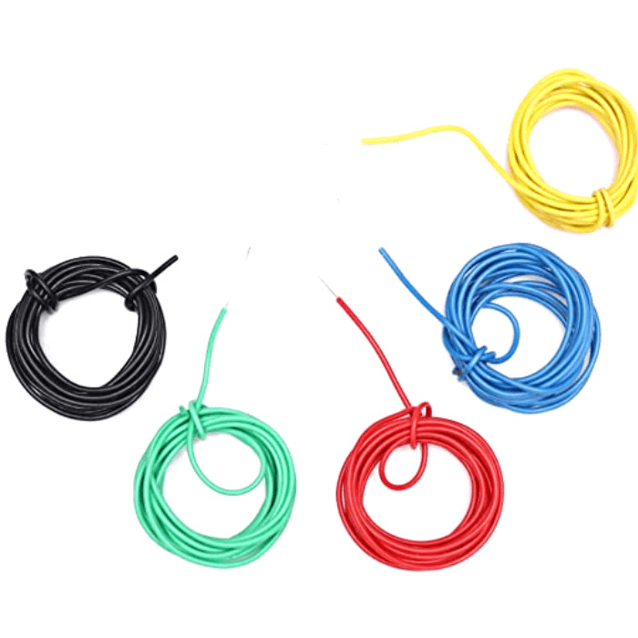 Iotcart SES-P-2413 5-Color Hook Up Wire Kit - 1m Each for Prototyping
