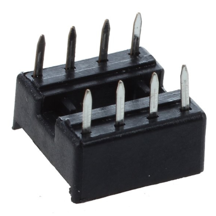 Iotcart 8 Pin DIP IC Socket Base Adaptor 2.54mm Pitch - Prototyping