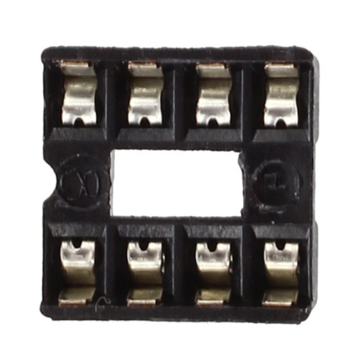 Iotcart 8 Pin DIP IC Socket Base Adaptor 2.54mm Pitch - Prototyping