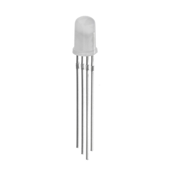 Iotcart 5mm Common Anode RGB LED 4Pin White Diffused - DIY & Robotics Projects