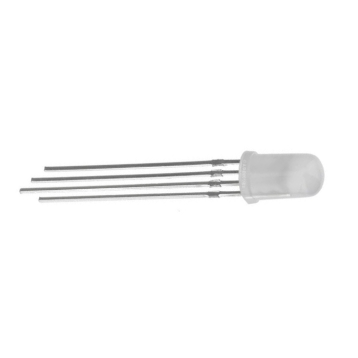 Iotcart 5mm Common Anode RGB LED 4Pin White Diffused - DIY & Robotics Projects