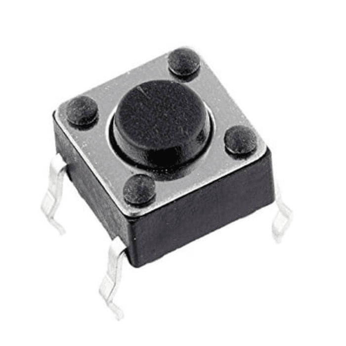 Iotcart SES-P-2438 12x12x7.3mm Tactile Push Button Switch - Pack of 10 for Arduino Projects