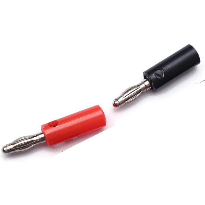 Iotcart SES-P-2447 4mm Banana Jack Male Connector - Pack of 2