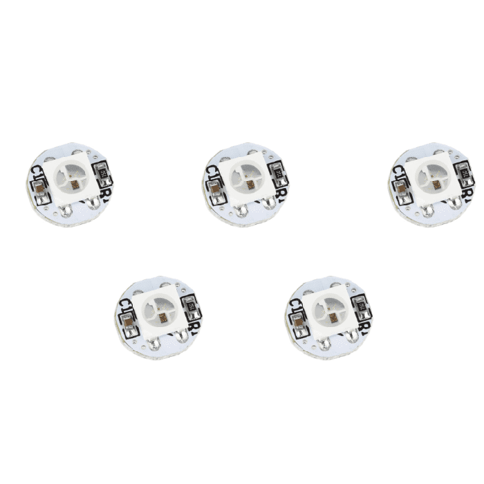 Iotcart WS2812 5050 RGB LED 10 Bit (Pack of 5) - Addressable LED Strip
