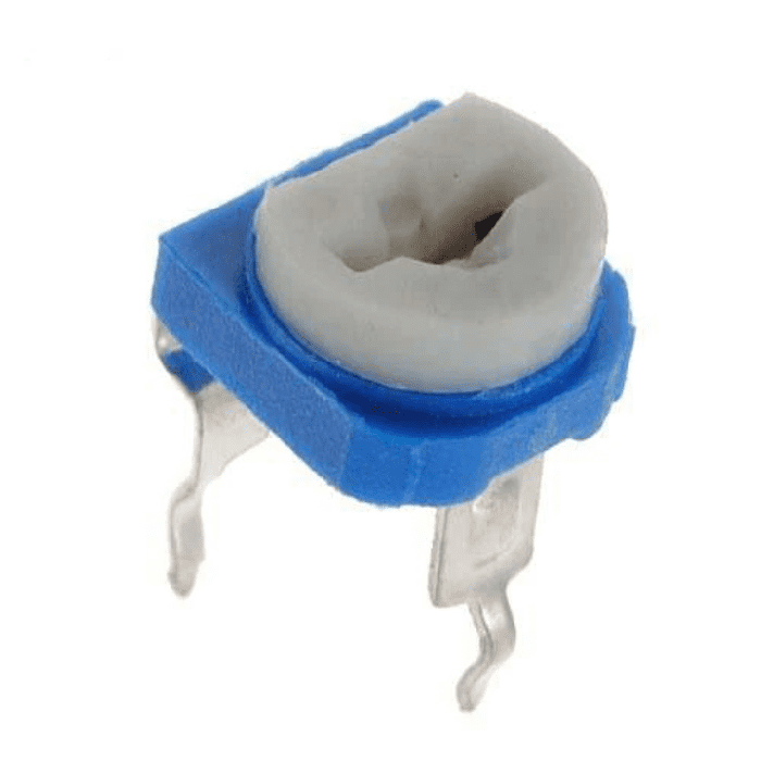 Iotcart 2K Ohm Cermet Potentiometer Pack of 5 - Variable Resistor for PCB Mounting