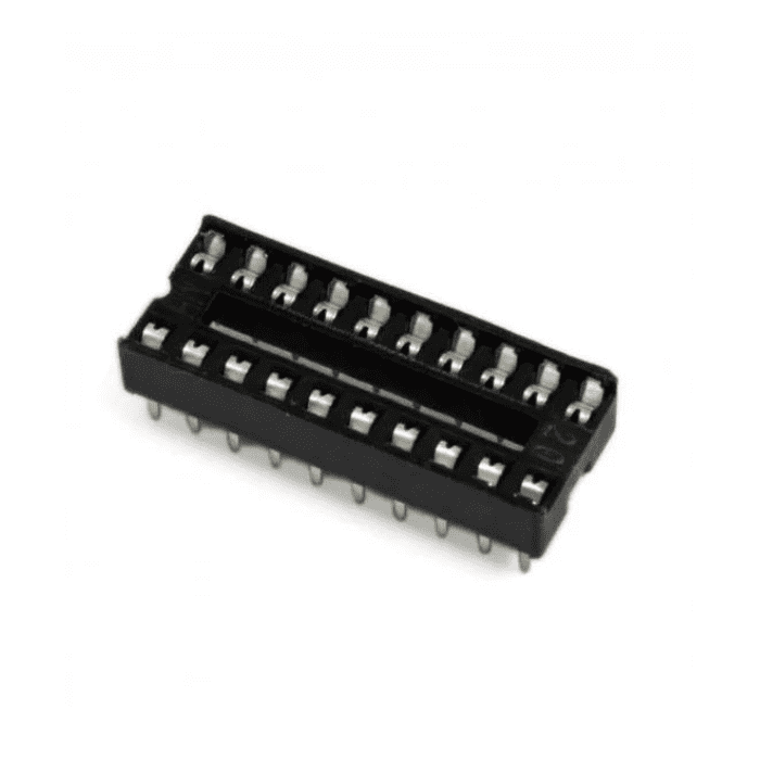 Iotcart 20 Pin Narrow IC Base (Pack of 5) - DIP Socket for Arduino & Microcontrollers