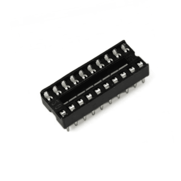 Iotcart 20 Pin Narrow IC Base (Pack of 5) - DIP Socket for Arduino & Microcontrollers