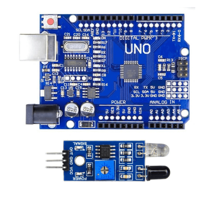 Iotcart SES-P-2479 IR Proximity Sensor Module 5V Digital Output - Arduino & Raspberry Pi Compatible