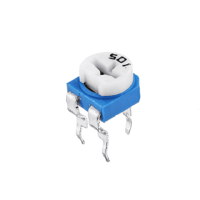Iotcart 500E Cermet Potentiometer 10kΩ (Pack of 5) - Adjustable Resistor for PCB - Buy Online in India