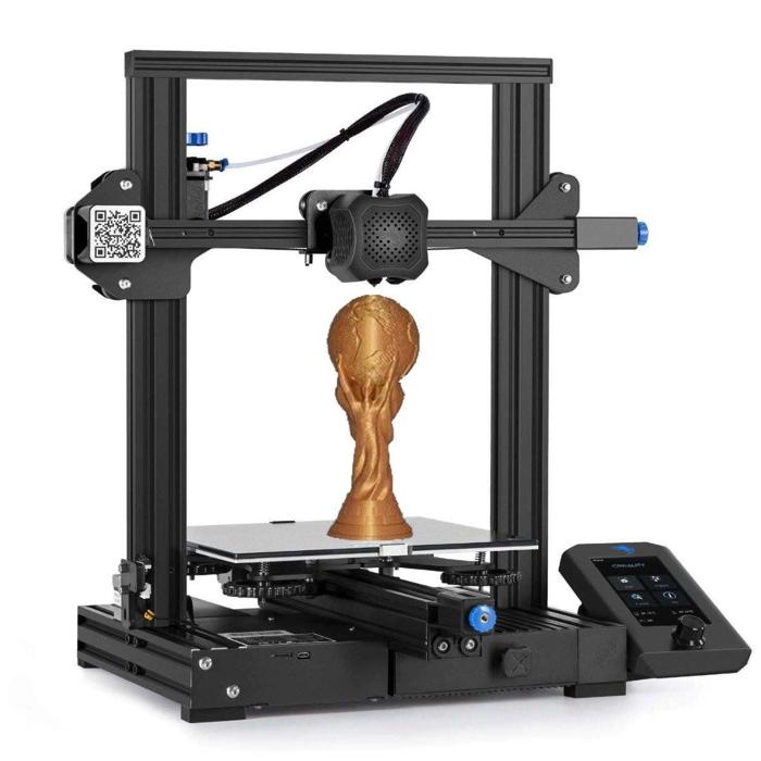 Creality Ender 3 V2 3D Printer with Silent Motherboard & Glass Bed - Best Price in India