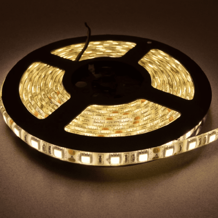 Iotcart SES-P-2515 12V Warm White 5050 SMD LED Strip - 5M Flexible Lighting