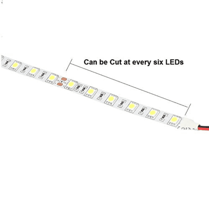 12V Warm White 5050 SMD LED Strip Flexible 5M/Roll NO Waterproof