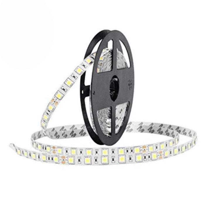 Iotcart SES-P-2520 12V Cold White 5050 SMD LED Strip 5M - Home & Office Decoration