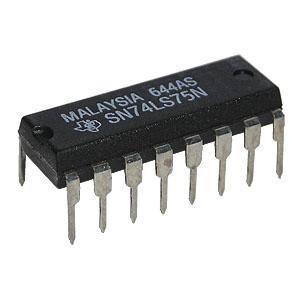 74LS75 4-Bit D-Latch IC - 5V TTL Logic for Arduino Projects