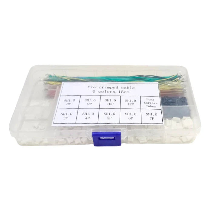 15cm Pre-Crimped Cables 6 Colors with SH1.0 Connectors