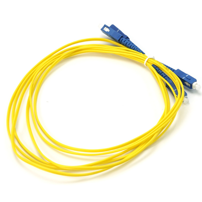 DFRobot SES-P-2553 3m SC-SC Single Mode Duplex Fiber Optic Jumper Cable - High-Speed LAN & Telecom Use