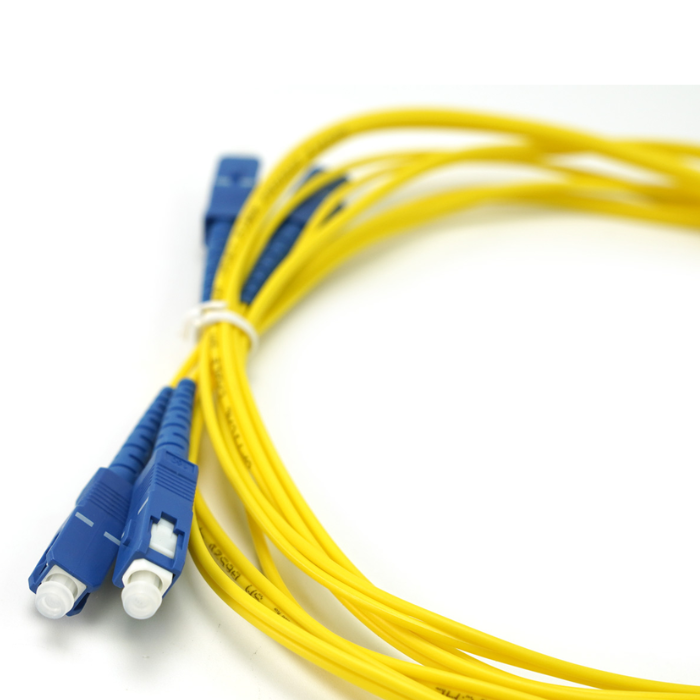 DFRobot SES-P-2553 3m SC-SC Single Mode Duplex Fiber Optic Jumper Cable - High-Speed LAN & Telecom Use