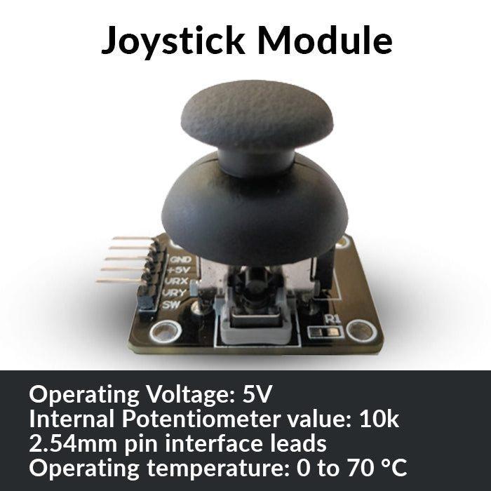 Iotcart Joystick Module (Pack of 25) - 5V Analog 2-Axis for Arduino/RPi