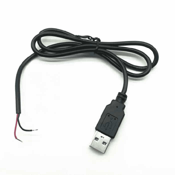 Iotcart Micro USB to USB 2.0 Power Cable 1M 2-Pin Wire for Arduino & Raspberry Pi - DIY Electronics