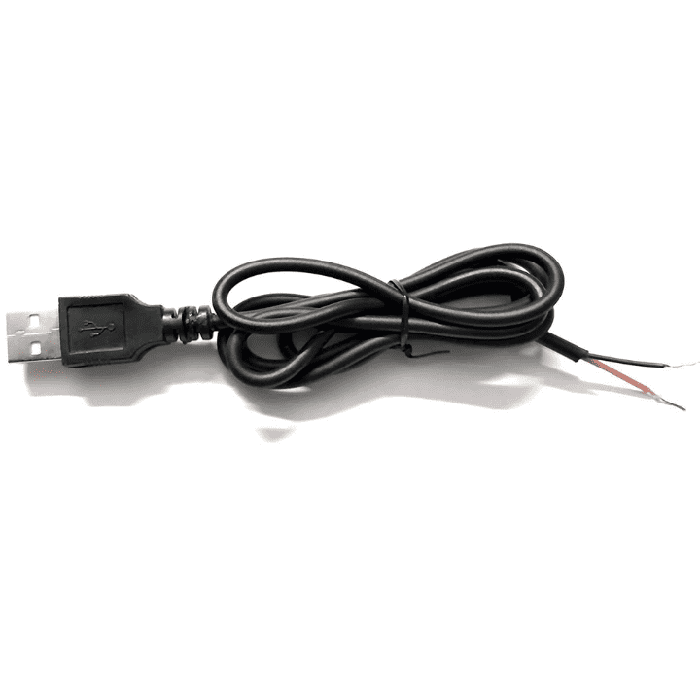 Iotcart Micro USB to USB 2.0 Power Cable 1M 2-Pin Wire for Arduino & Raspberry Pi - DIY Electronics