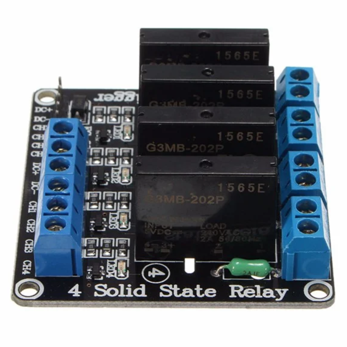 Iotcart 4 Channel Solid State Relay 240V AC - Device Control Module