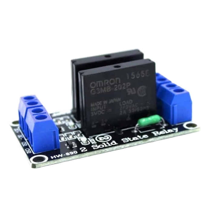 5V 2 Channel SSR Module SES-P-2563 - Solid State Relay for AC Load Control