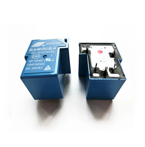 5 Pin 48V DC Coil Voltage Electromagnetic Power Relay