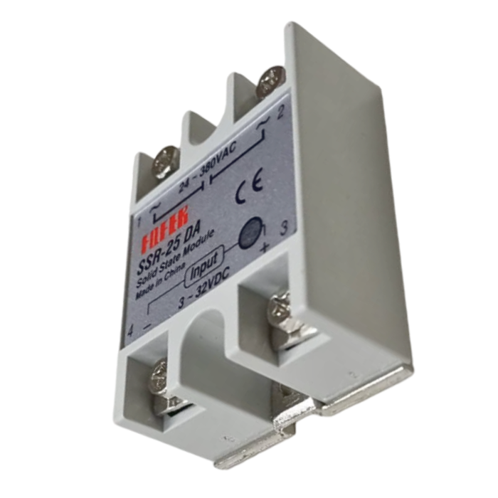 Fotek SSR-25DA 25A DC to AC Solid State Relay - Buy Online in India