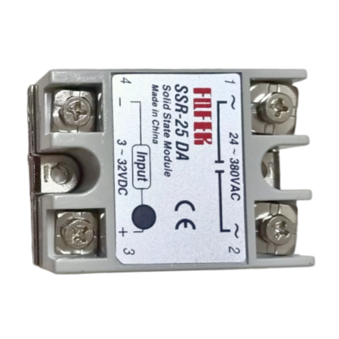 Fotek SSR-25DA 25A DC to AC Solid State Relay - Buy Online in India
