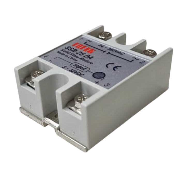 Fotek SSR-25DA 25A DC to AC Solid State Relay - Buy Online in India