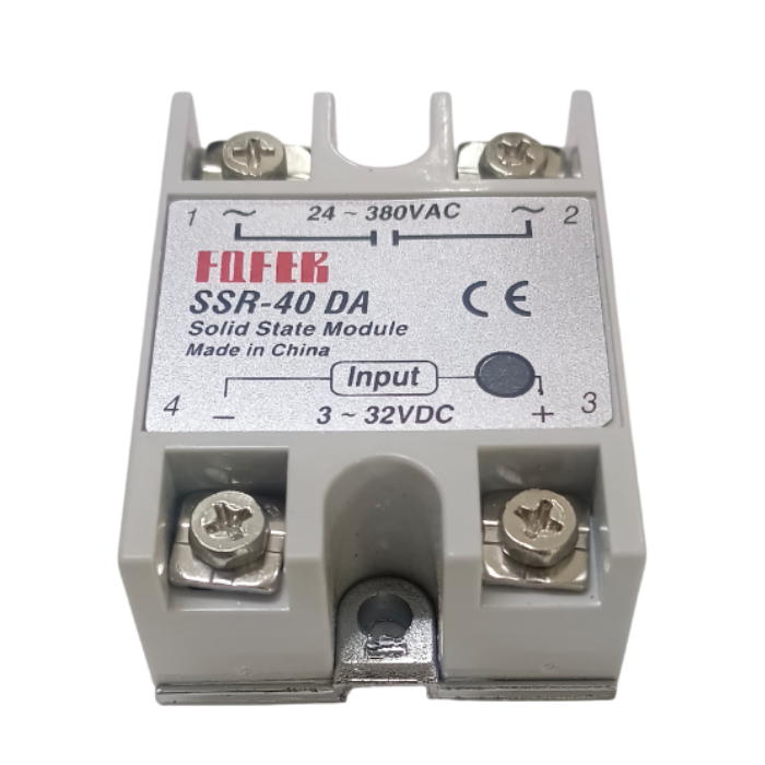 FOFEK SSR-40DA 40A Solid State Relay Module 24V-380V - High Current AC Switching