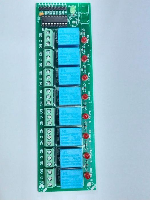 Iotcart 8-CH 12V ULN2003 Based Relay Board - 5A 240V AC Control