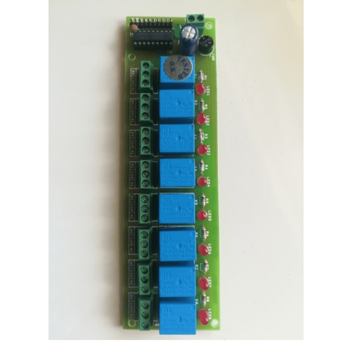 Iotcart 8-CH 12V ULN2003 Based Relay Board - 5A 240V AC Control