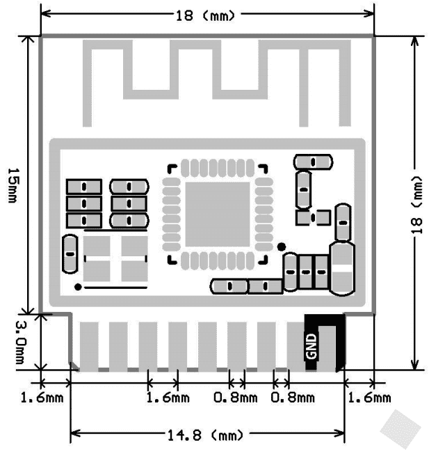 ESP8285 Wi-Fi SoC Module 802.11b/g/n - IoT & Home Automation