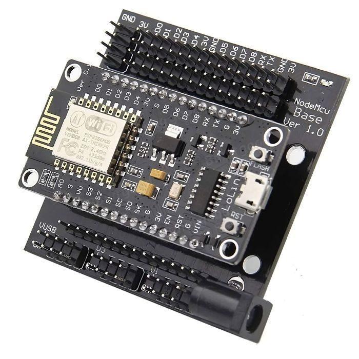Lolin NodeMCU ESP8266 V3 Lua Baseboard - 5V/3.3V Breakout for Arduino/RPi Projects
