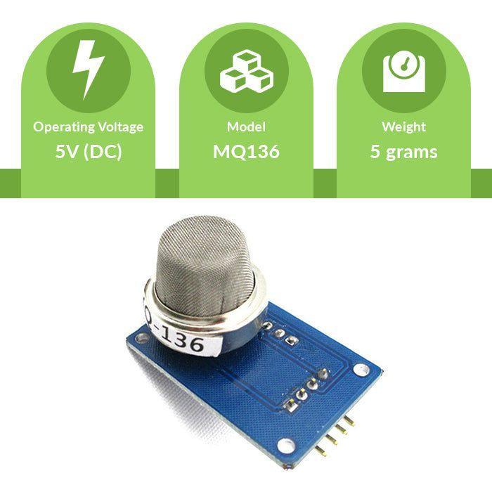 MQ-136 Hydrogen Sulfide Gas Sensor