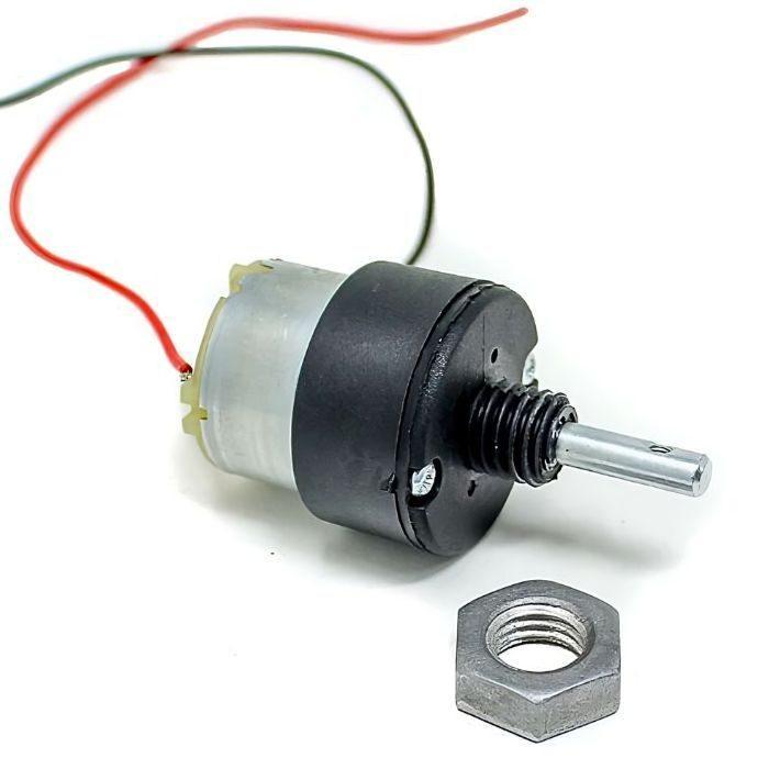 Iotcart 3.5 RPM DC Geared Motor 12V - Robotics & Arduino Projects