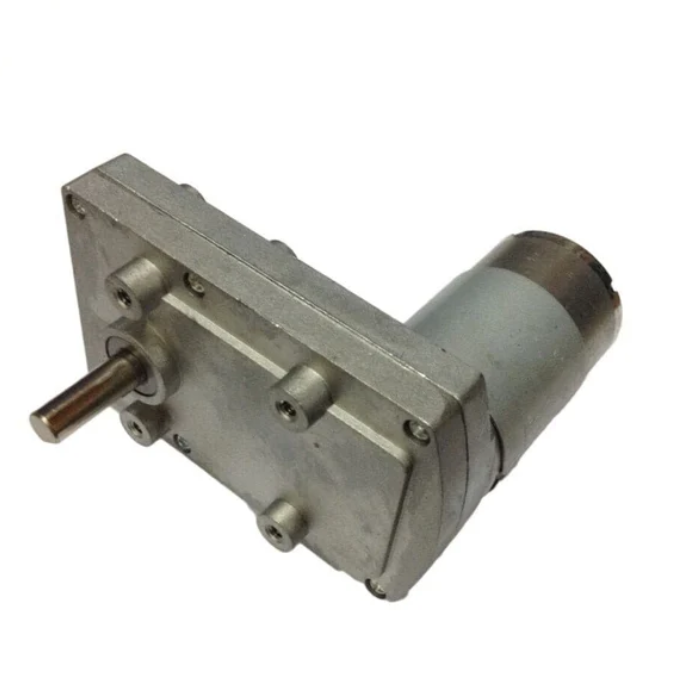 12V 30 RPM DC Rectangle Geared Motor with High Torque