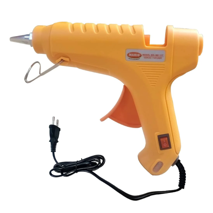 Mario ME-117 100 Watt Professional Hot Melt Glue Gun - Ideal for DIY & Electronics Projects