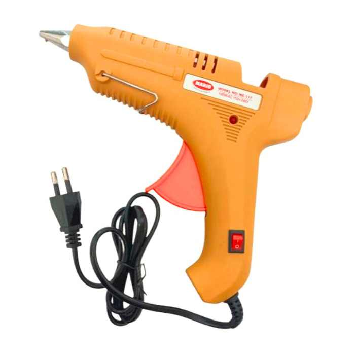 Mario ME-117 100 Watt Professional Hot Melt Glue Gun - Ideal for DIY & Electronics Projects