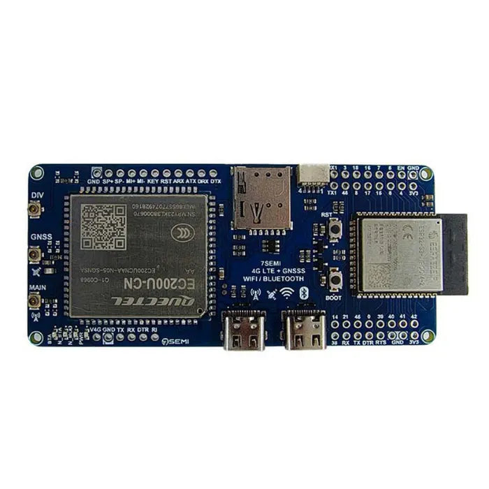 ESP32-S3 EC200U 4G LTE Cat-1 GNSS WiFi Bluetooth IoT Modem - 7Semi