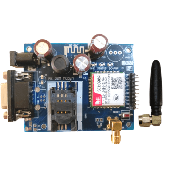 SIM 800A GSM Modem with SMA Antenna