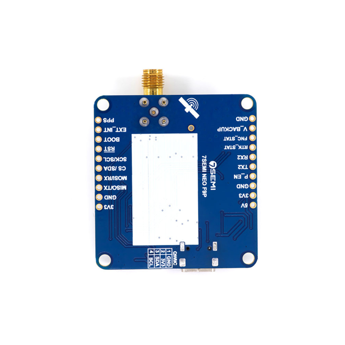 u-blox ZED-F9P Dual-band GNSS RTK SMA Modem - 7Semi